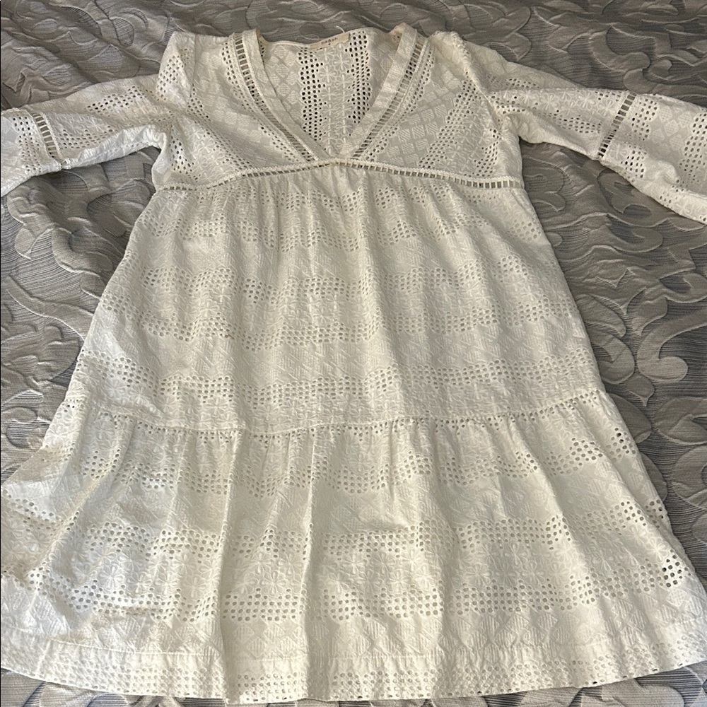 Chic White Lace Women's Dress